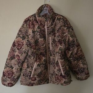 Floral Puffer Jacket